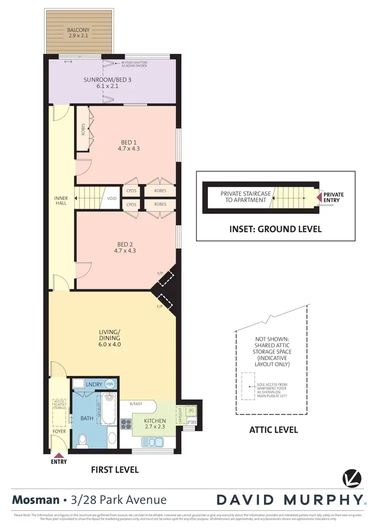 Floorplan of Homely apartment listing, 3/28 Park Avenue, Mosman NSW 2088