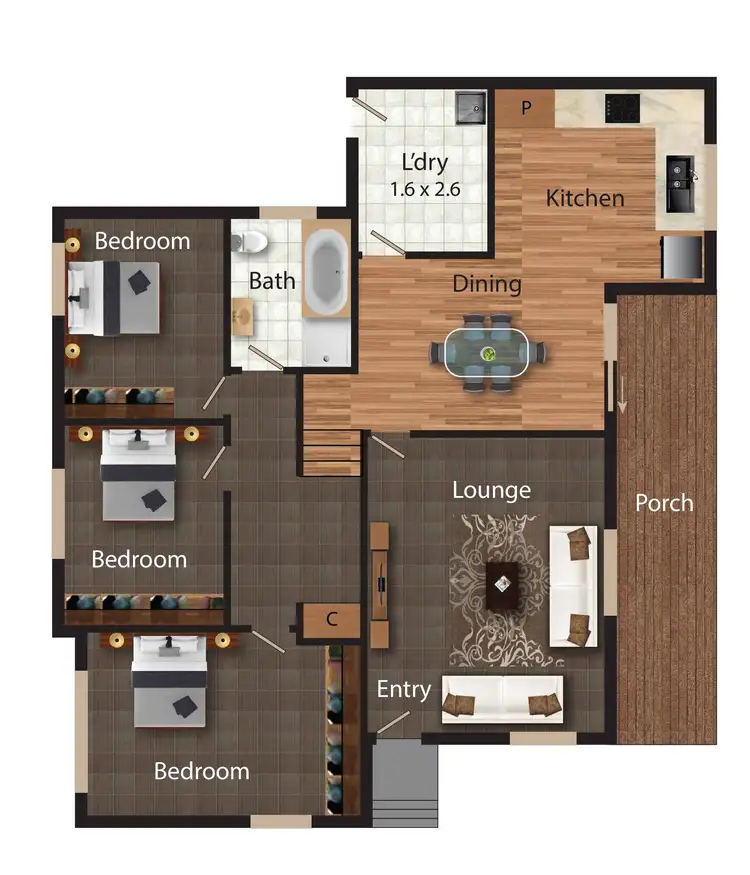 Floorplan of Homely house listing, 4 Dunn Street, Queanbeyan NSW 2620