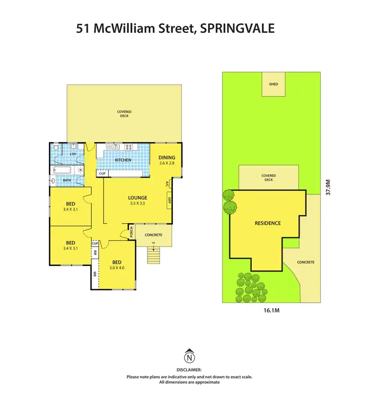 Floorplan of Homely house listing, 51 McWilliam Street, Springvale VIC 3171