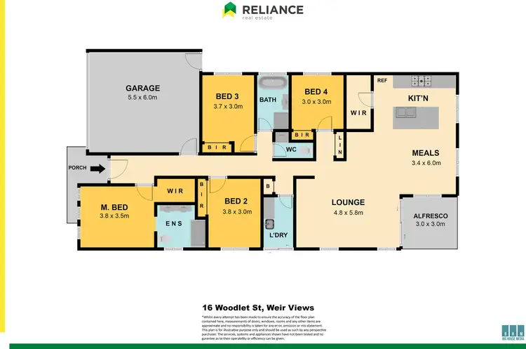Floorplan of Homely house listing, 16 Woodlet Street, Weir Views VIC 3338