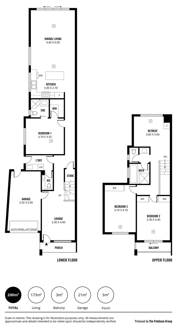 Floorplan of Homely townhouse listing, 18B Cobham Avenue, Morphettville SA 5043