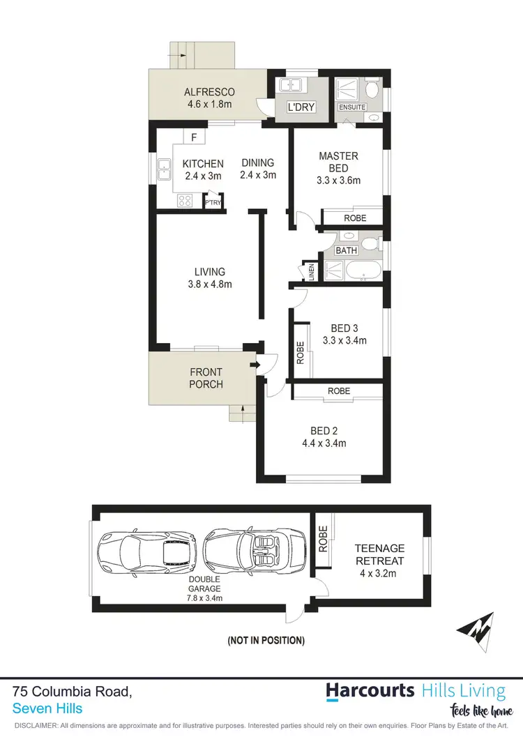 Floorplan of Homely house listing, 75 Columbia Road, Seven Hills NSW 2147