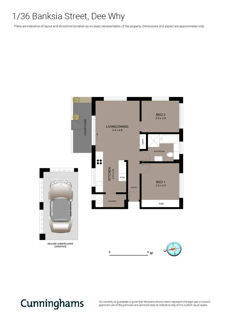 Floorplan of Homely apartment listing, 1/36 Banksia Street, Dee Why NSW 2099