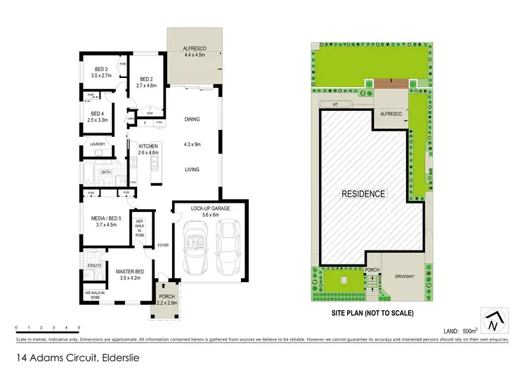 Floorplan of Homely house listing, 14 Adams Circuit, Elderslie NSW 2570