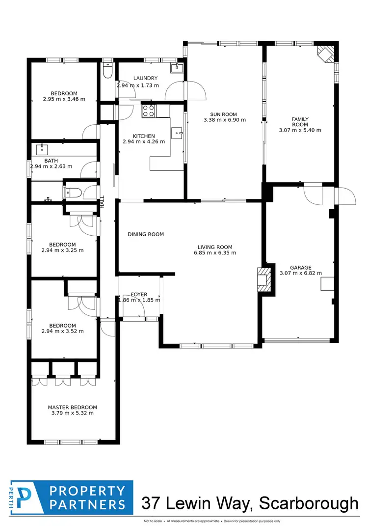 Floorplan of Homely house listing, 37 Lewin Way, Scarborough WA 6019