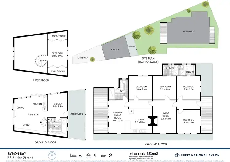 Floorplan of Homely house listing, 56 Butler Street, Byron Bay NSW 2481