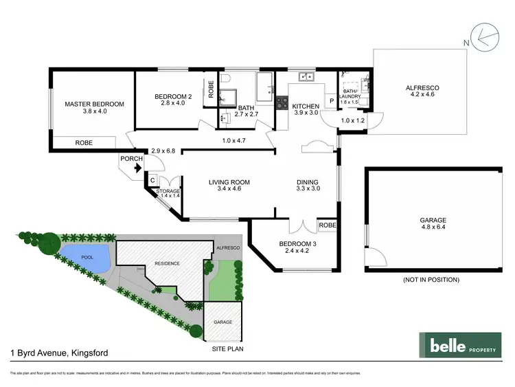 Floorplan of Homely house listing, 1 Byrd Avenue, Kingsford NSW 2032