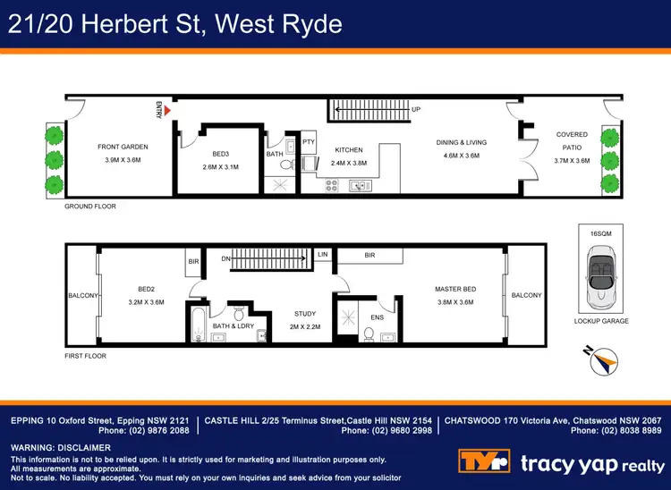 Floorplan of Homely apartment listing, 21/20 Herbert Street, West Ryde NSW 2114