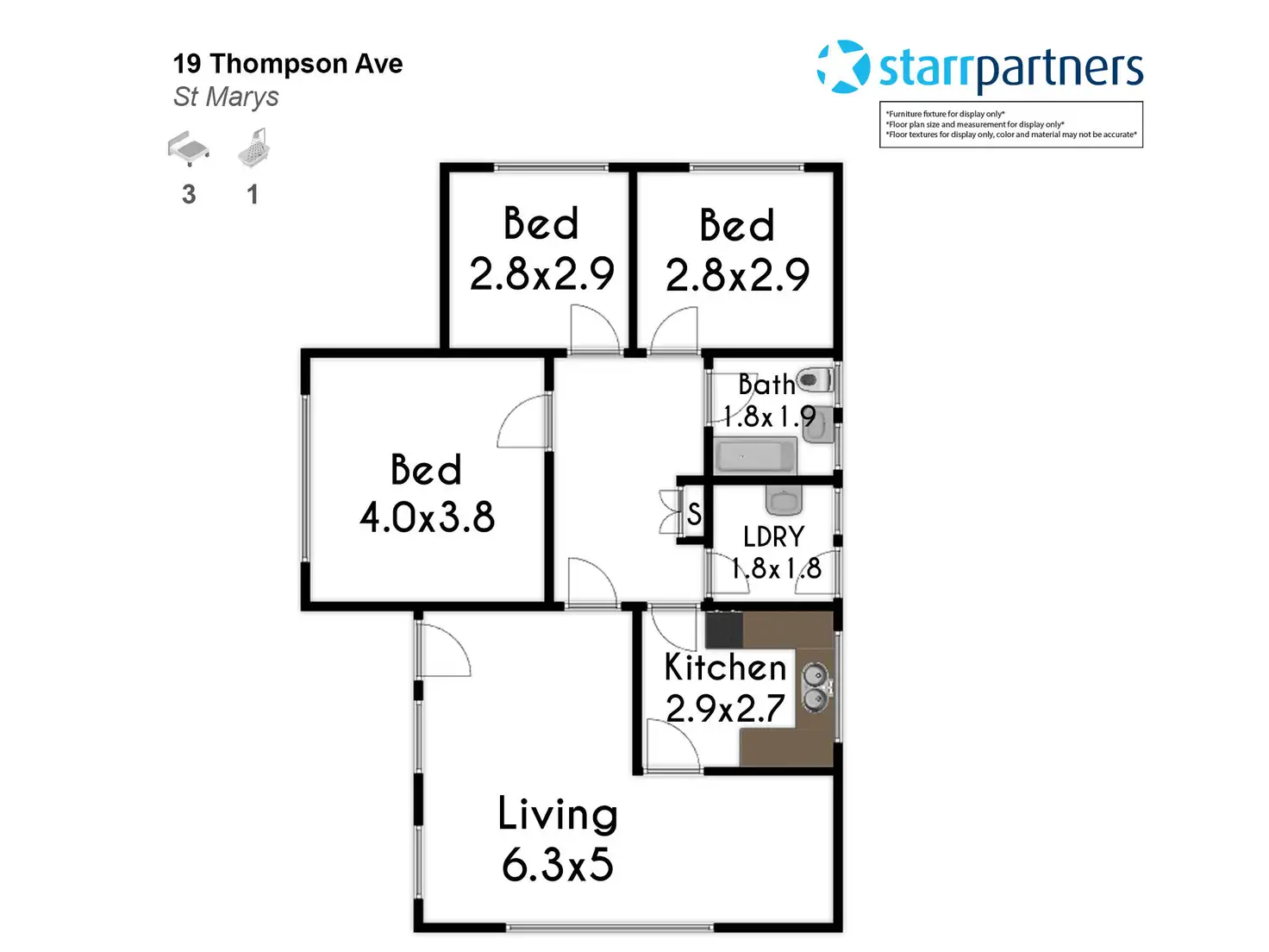 Floorplan of Homely house listing, 19 Thompson Avenue, St Marys NSW 2760