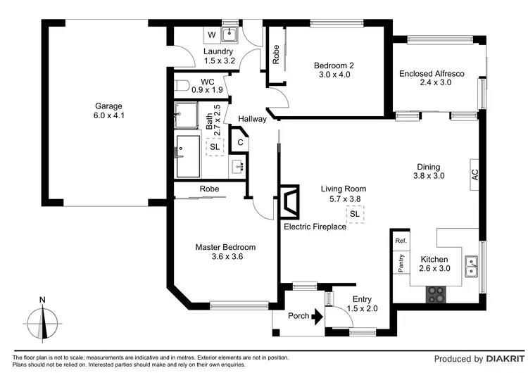 Floorplan of Homely unit listing, 2/2070 Frankston-Flinders Road, Hastings VIC 3915