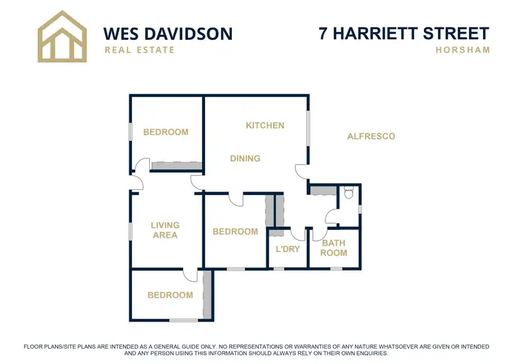 Floorplan of Homely house listing, 7 Harriett Street, Horsham VIC 3400