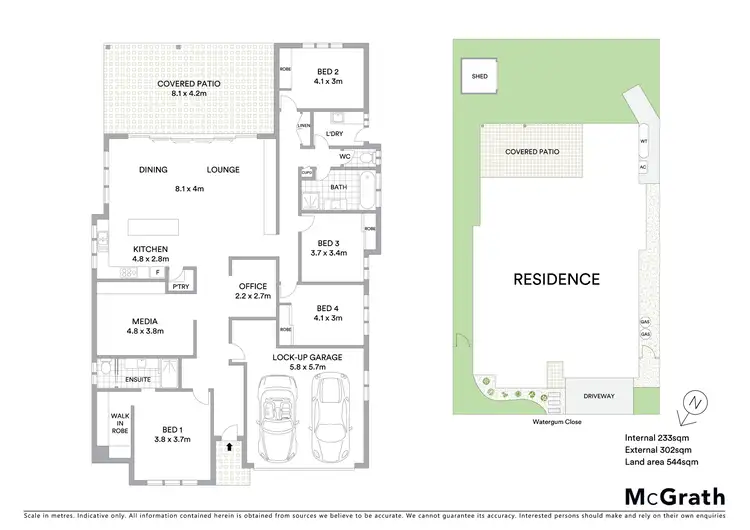 Floorplan of Homely house listing, 4 Watergum Close, Sapphire Beach NSW 2450