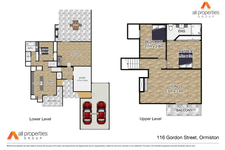 Floorplan of Homely house listing, 116 Gordon Street, Ormiston QLD 4160