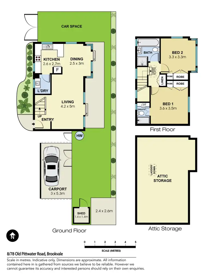 Floorplan of Homely apartment listing, 8/78 Old Pittwater Road, Brookvale NSW 2100