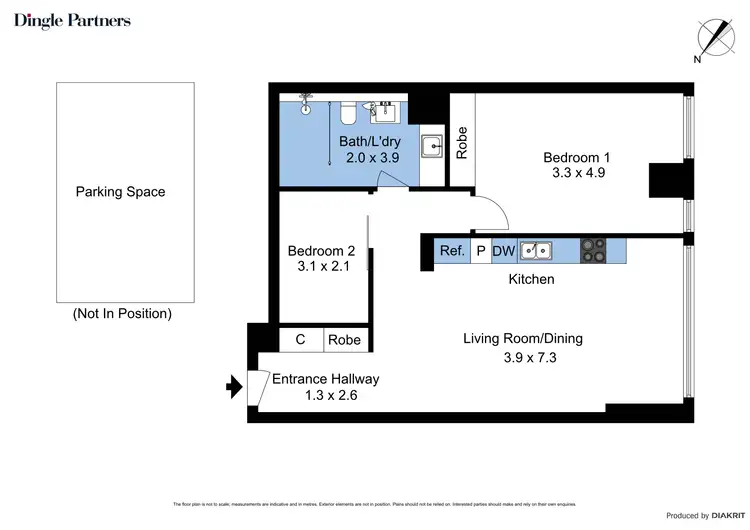 Floorplan of Homely apartment listing, 1109/1 Freshwater Place, Southbank VIC 3006