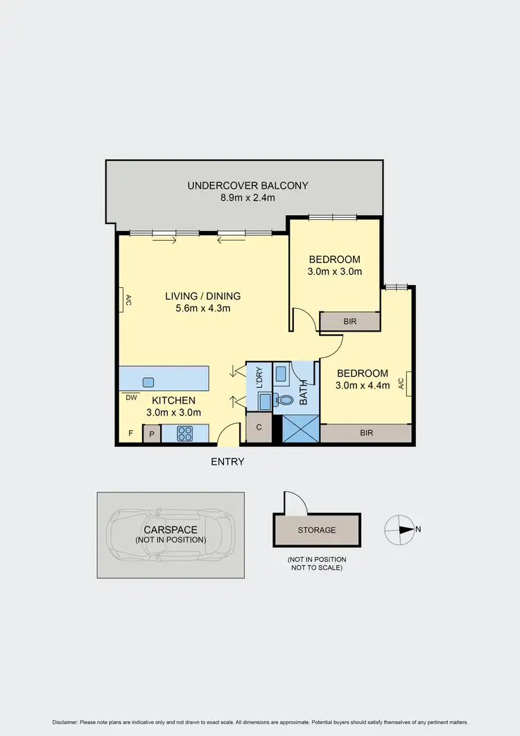 Floorplan of Homely apartment listing, 207/15 South Street, Hadfield VIC 3046