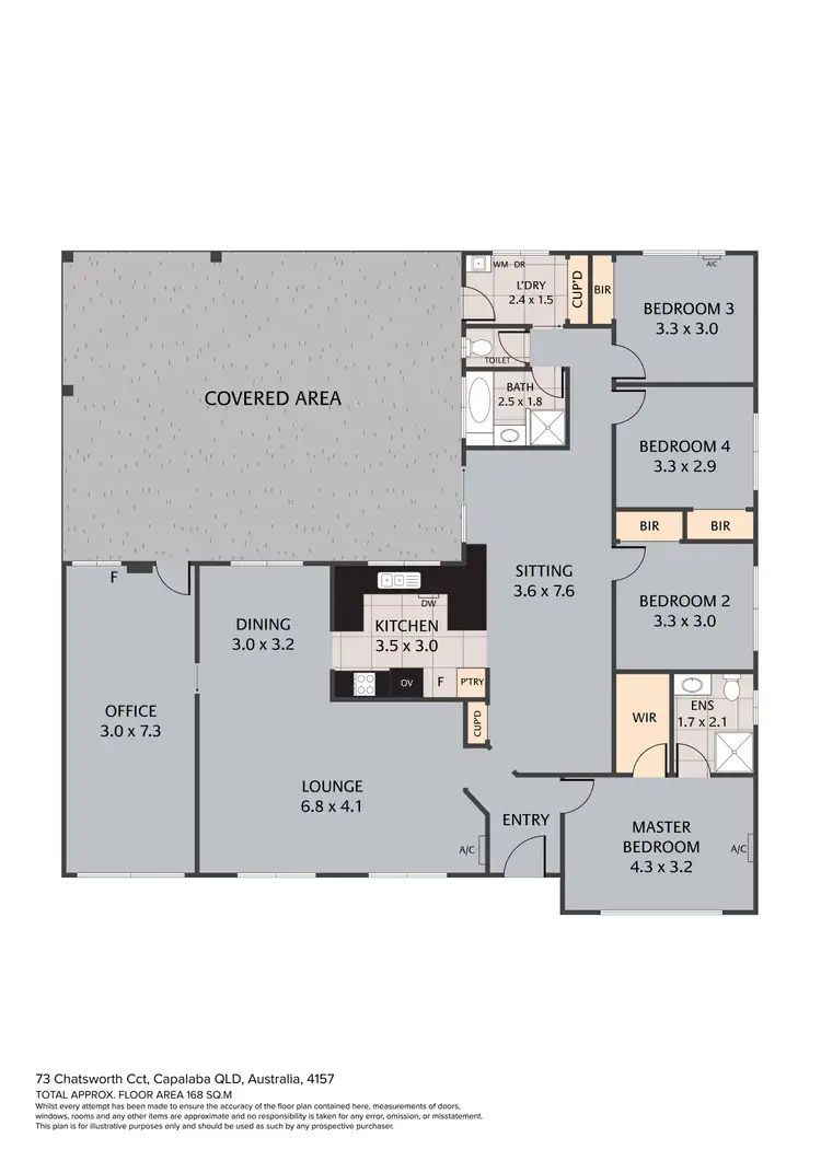 Floorplan of Homely house listing, 73 Chatsworth Circuit, Capalaba QLD 4157