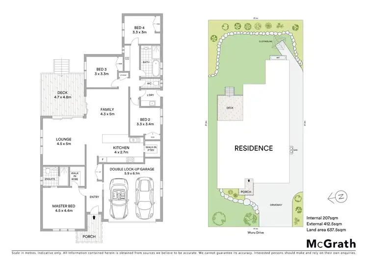 Floorplan of Homely house listing, 63 Wuru Drive, Burrill Lake NSW 2539