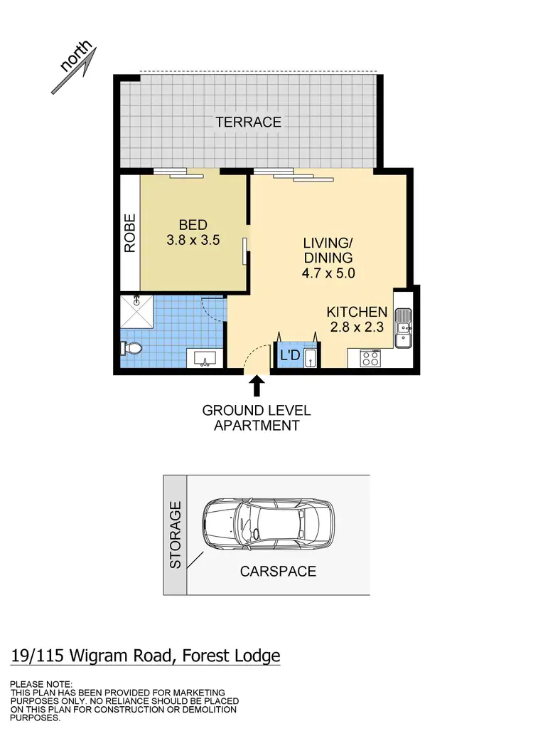Floorplan of Homely apartment listing, 19/115 Wigram Road, Forest Lodge NSW 2037