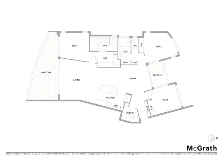 Floorplan of Homely unit listing, 601/17 Leeding Terrace, Caloundra QLD 4551
