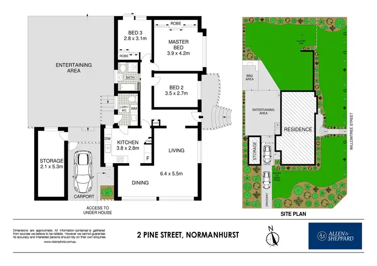 Floorplan of Homely house listing, 2 Pine Street, Normanhurst NSW 2076