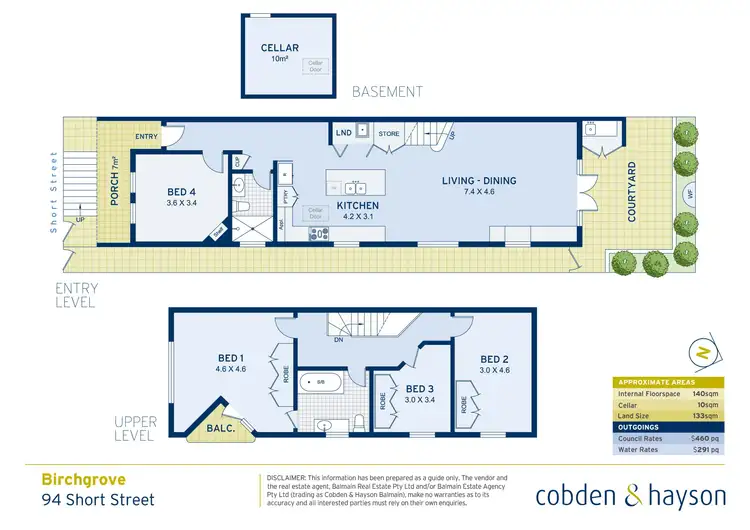 Floorplan of Homely house listing, 94 Short Street, Birchgrove NSW 2041