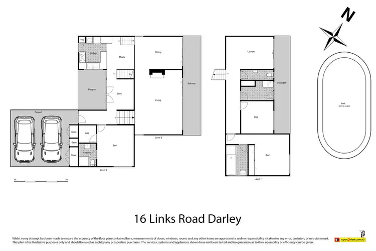 Floorplan of Homely house listing, 16 Links Road, Darley VIC 3340