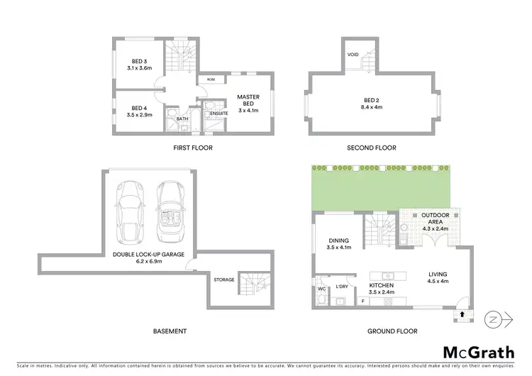 Floorplan of Homely townhouse listing, 1/281-283 Peats Ferry Road, Hornsby NSW 2077