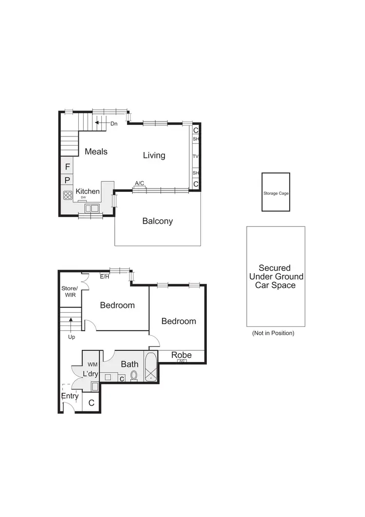 Floorplan of Homely apartment listing, 6/3 Liardet Street, Port Melbourne VIC 3207