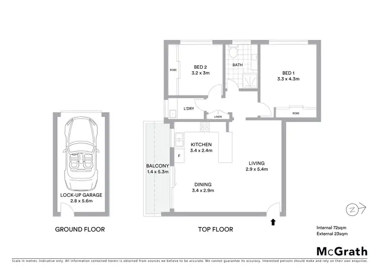 Floorplan of Homely unit listing, 15/19-21 Malua Street, Dolls Point NSW 2219
