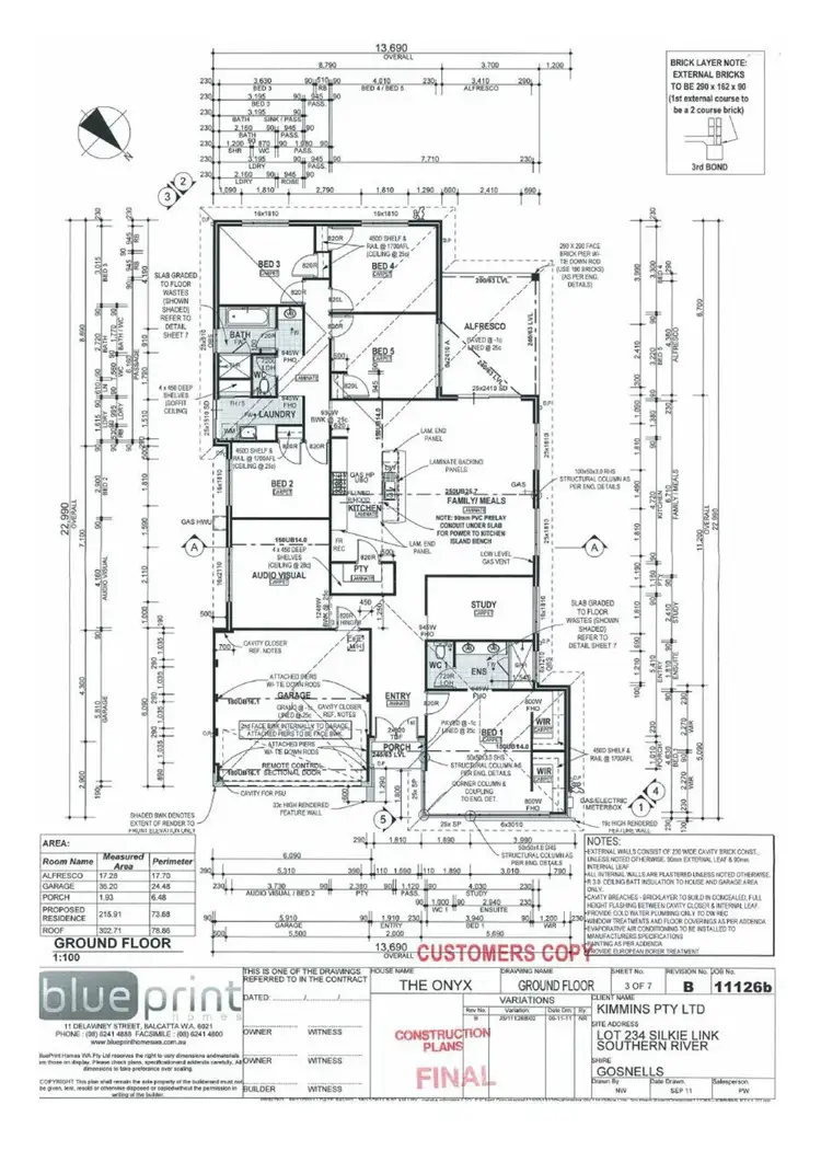 Floorplan of Homely house listing, 7 Silkie Link, Southern River WA 6110