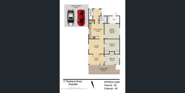Floorplan of Homely house listing, 17 Redbank Road, Redcliffe QLD 4020