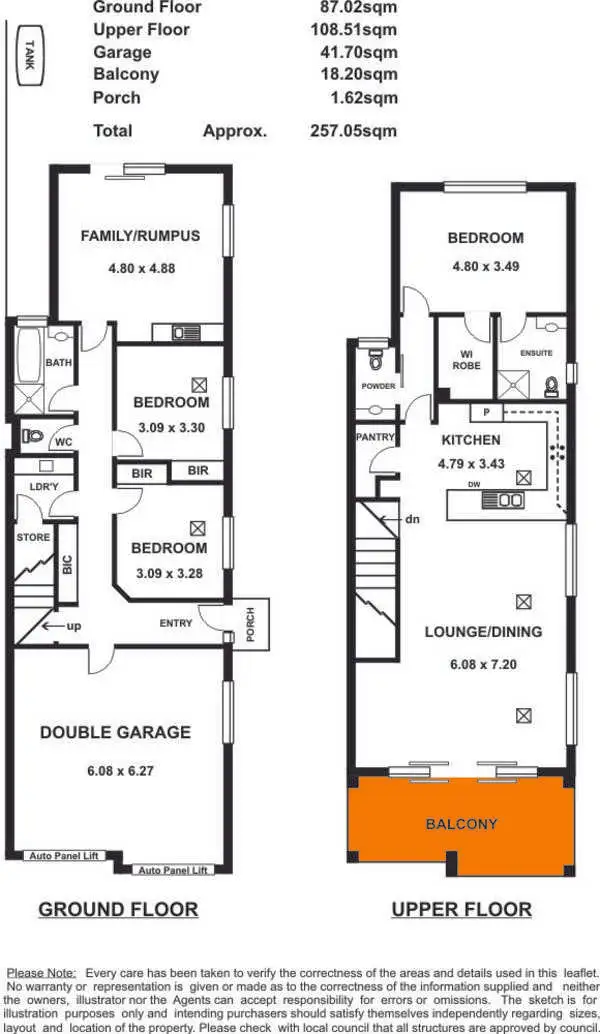 Floorplan of Homely townhouse listing, 5a Hack Street, Aldinga Beach SA 5173