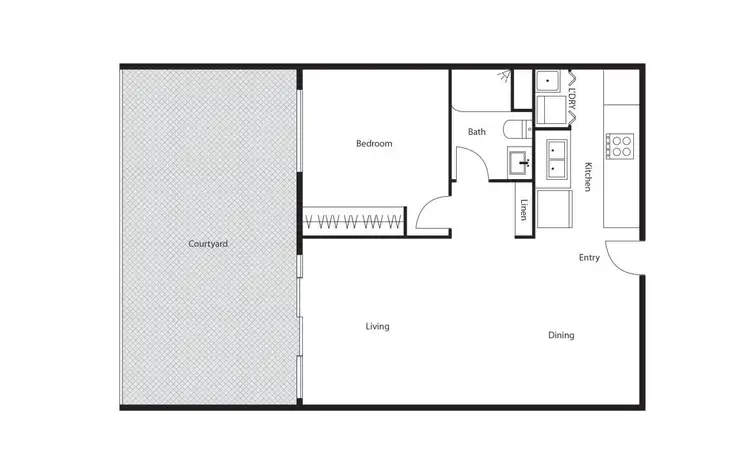 Floorplan of Homely apartment listing, 99/98 Corinna Street, Phillip ACT 2606