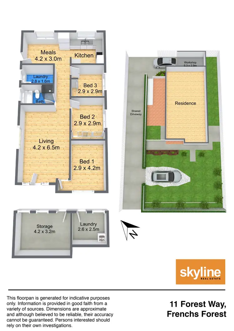 Floorplan of Homely house listing, 11 Forest Way, Frenchs Forest NSW 2086