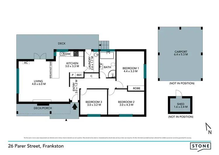Floorplan of Homely unit listing, 26 Parer Street, Frankston VIC 3199