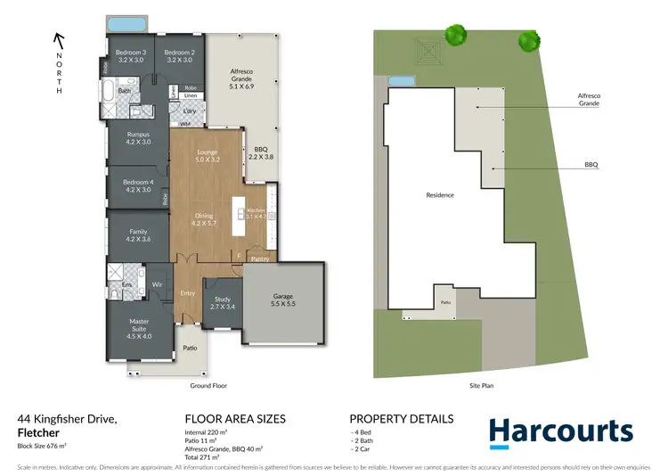 Floorplan of Homely house listing, 44 Kingfisher Drive, Fletcher NSW 2287
