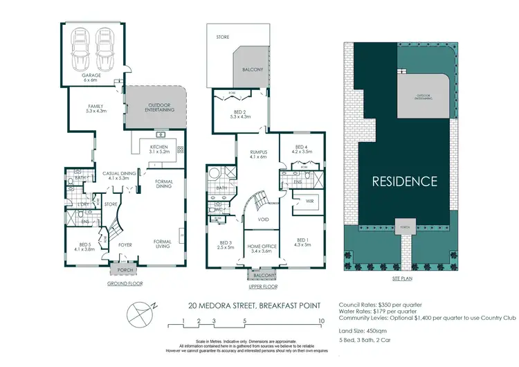 Floorplan of Homely house listing, 20 Medora Street, Breakfast Point NSW 2137