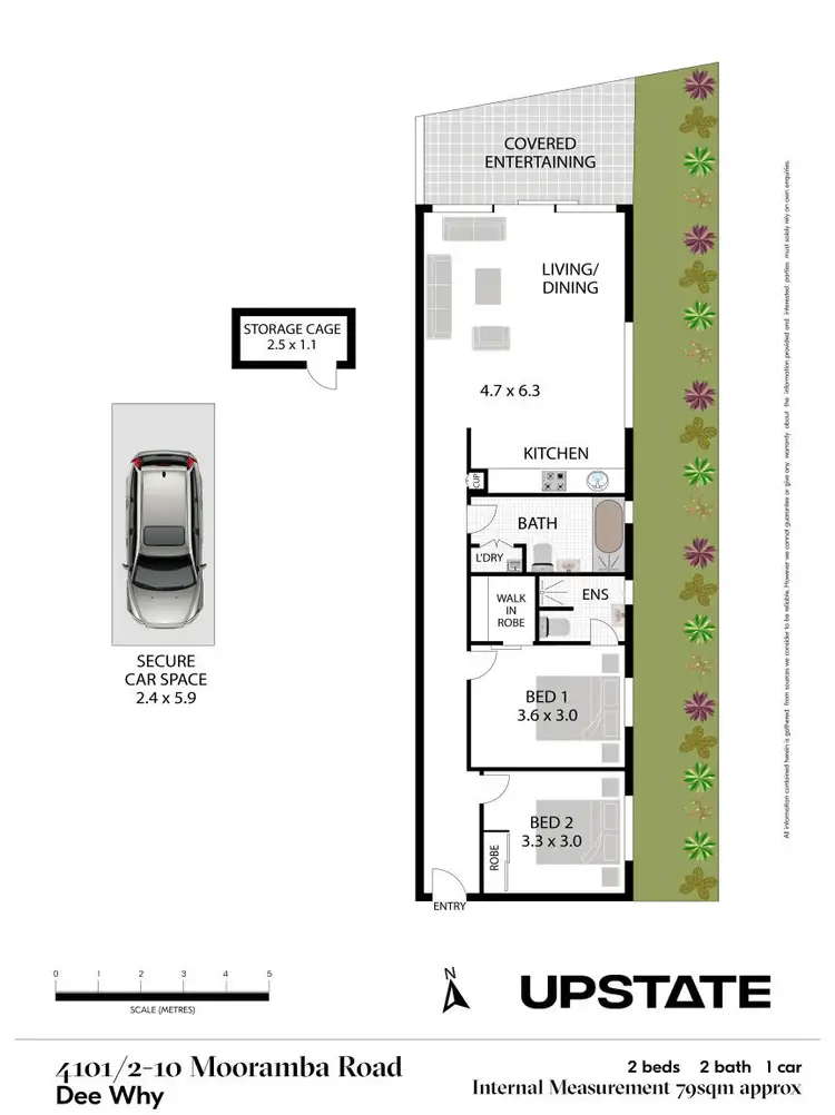 Floorplan of Homely unit listing, 4101/2-10 Mooramba Road, Dee Why NSW 2099