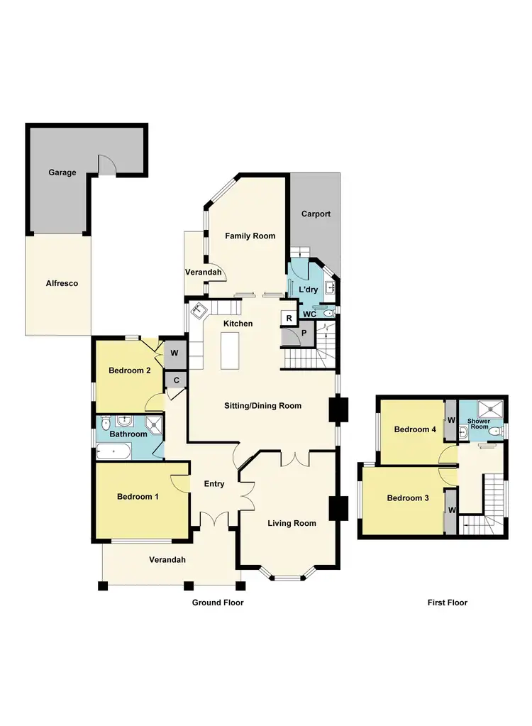 Floorplan of Homely house listing, 321 Lyons Street South, Ballarat Central VIC 3350