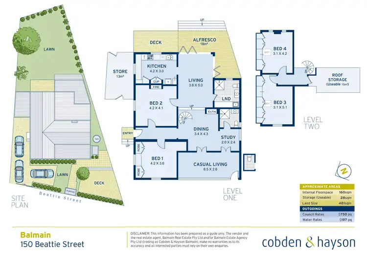 Floorplan of Homely house listing, 150 Beattie Street, Balmain NSW 2041