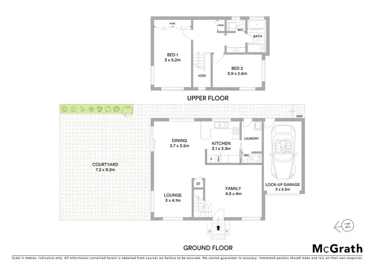 Floorplan of Homely townhouse listing, 1B/551 Mowbray Road, Lane Cove NSW 2066