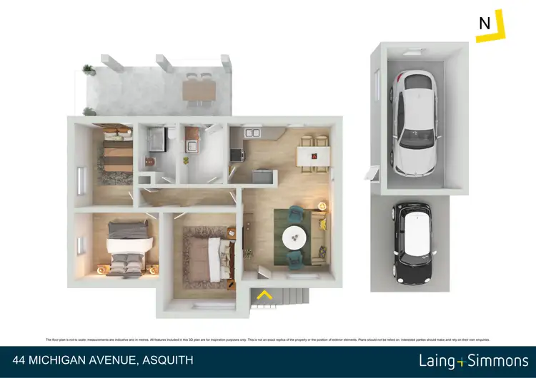 Floorplan of Homely house listing, 44 Michigan Avenue, Asquith NSW 2077