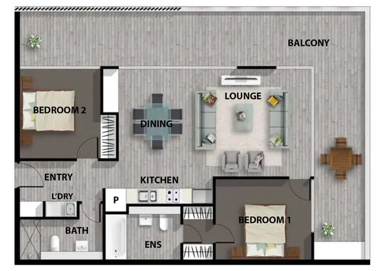 Floorplan of Homely apartment listing, 34/1-9 William Street, Alexandria NSW 2015