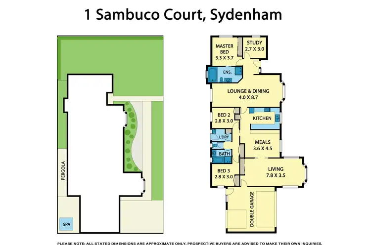 Floorplan of Homely house listing, 1 Sambuco Court, Sydenham VIC 3037