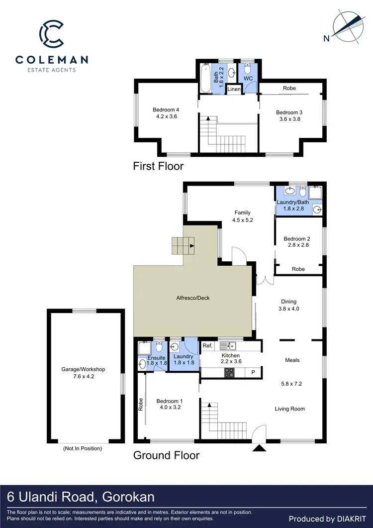 Floorplan of Homely house listing, 6 Ulandi Road, Gorokan NSW 2263