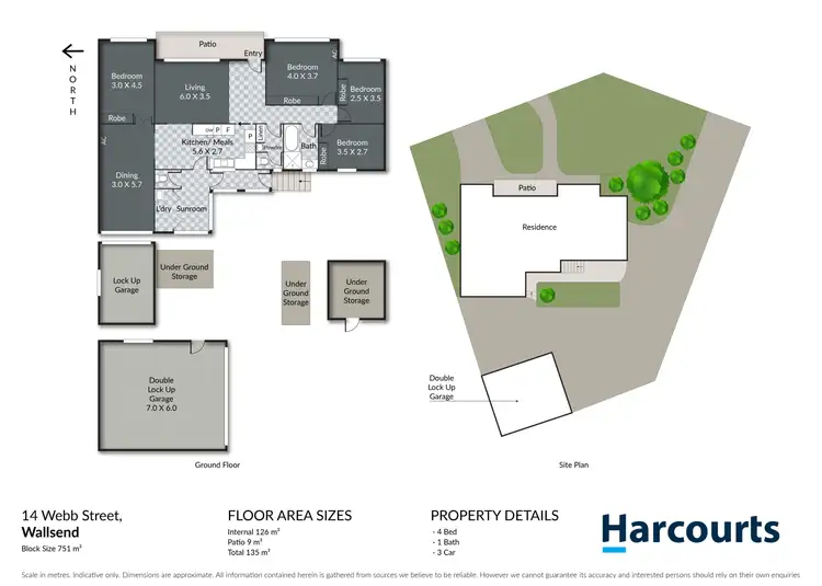 Floorplan of Homely house listing, 14 Webb Street, Wallsend NSW 2287