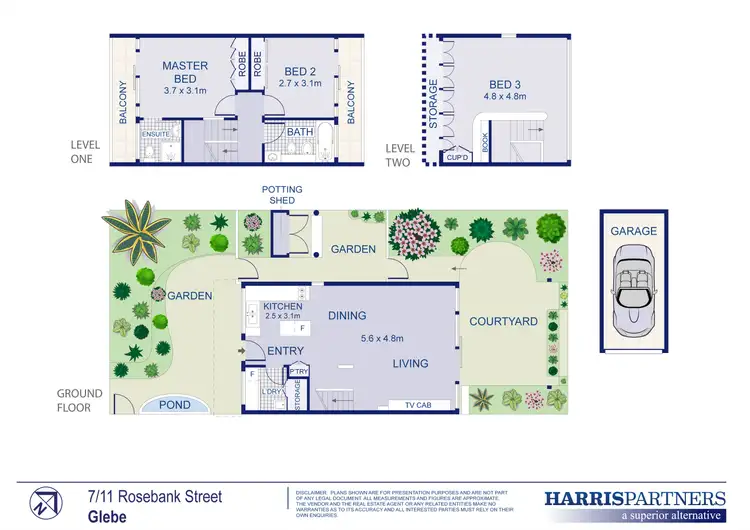 Floorplan of Homely house listing, 7/11 Rosebank Street, Glebe NSW 2037