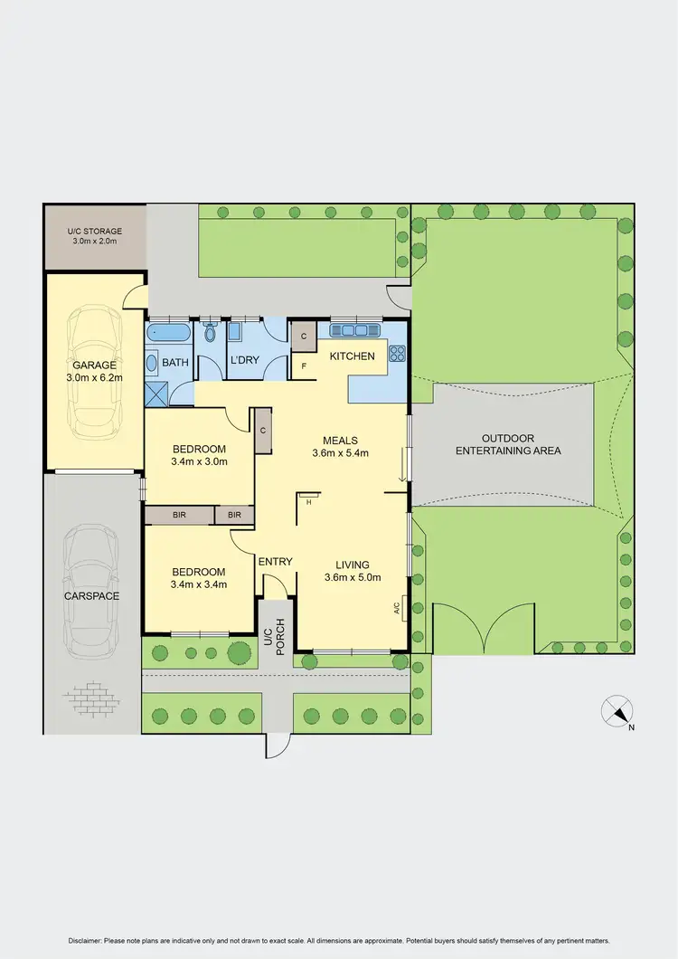 Floorplan of Homely unit listing, 2/20 Frost Drive, Delahey VIC 3037