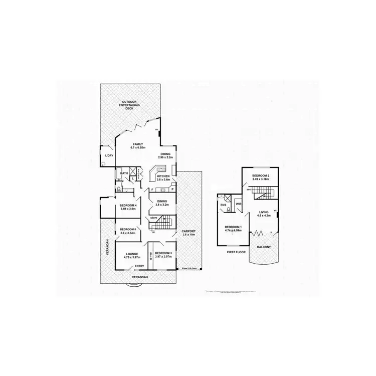 Floorplan of Homely house listing, 57 Marine Parade, Seacliff SA 5049